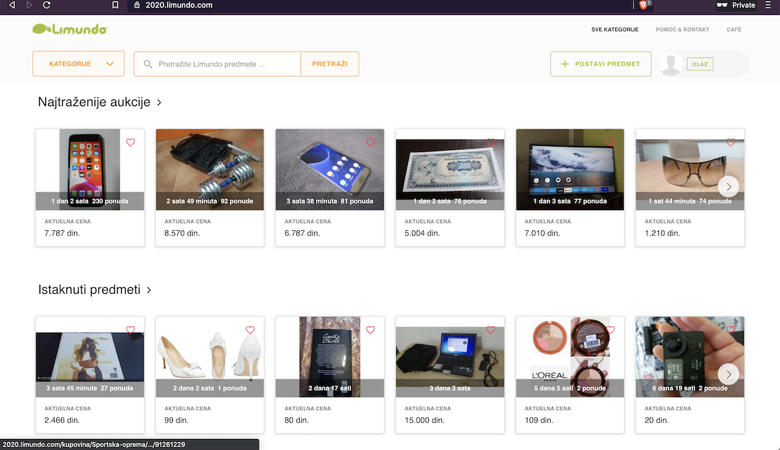 Zea Stim R&D | C2C e-commerce platforma| Limundo.com